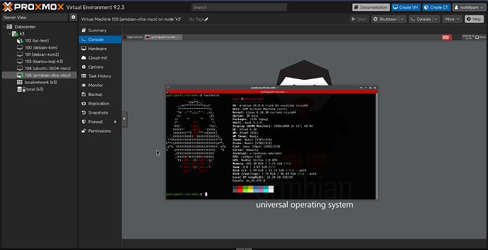 Armbian Desktop (XFCE)